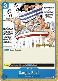 Sanji's Pilaf (OP03-056) [Pillars of Strength Pre-Release Cards]