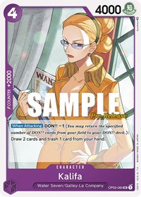 Kalifa (OP03-060) [Pillars of Strength Pre-Release Cards]