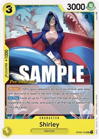 Shirley (OP03-104) [Pillars of Strength Pre-Release Cards]