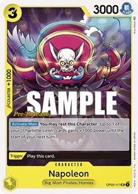 Napoleon (OP03-117) [Pillars of Strength Pre-Release Cards]
