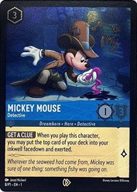 Mickey Mouse - Detective (8) [Disney Lorcana Promo Cards]
