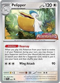 Pelipper - 022 (Prerelease) (022) [SV Scarlet and Violet Promo Cards]