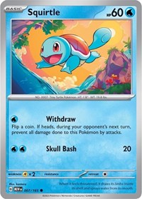 Squirtle - 007/165 (007/165) [SV Scarlet and Violet 151]