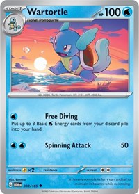 Wartortle - 008/165 (008/165) [SV Scarlet and Violet 151]