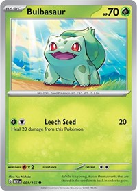 Bulbasaur - 001/165 (001/165) [SV Scarlet and Violet 151]