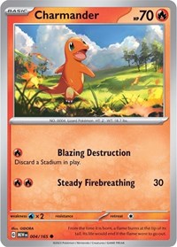 Charmander - 004/165 (004/165) [SV Scarlet and Violet 151]