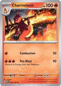 Charmeleon - 005/165 (005/165) [SV Scarlet and Violet 151]