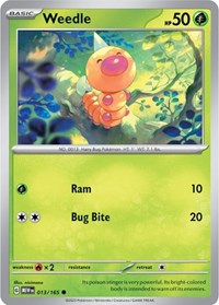 Weedle (013/165) [SV Scarlet and Violet 151]