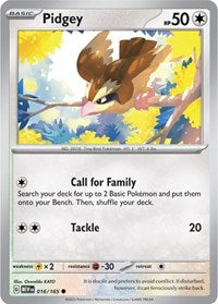 Pidgey (016/165) [SV Scarlet and Violet 151]