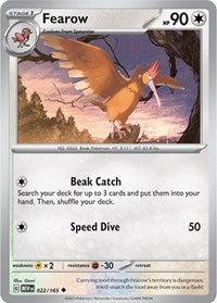 Fearow (022/165) [SV Scarlet and Violet 151]