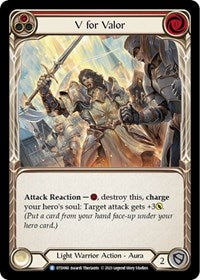 V for Valor (Red) (DTD060) [Dusk till Dawn]