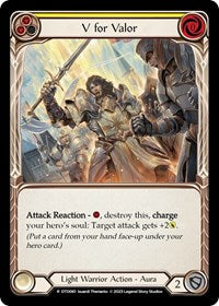 V for Valor (Yellow) (DTD061) [Dusk till Dawn]