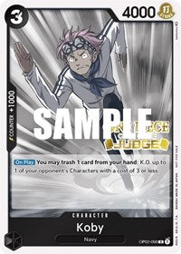 Koby (Judge) (OP02-098) [One Piece Promotion Cards]