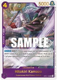 Hitokiri Kamazo (Store Championship Participation Pack) (OP01-108) [One Piece Promotion Cards]