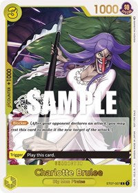 Charlotte Brulee (Store Championship Participation Pack) (ST07-007) [One Piece Promotion Cards]