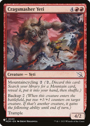 Cragsmasher Yeti (MOM-333) [The List]