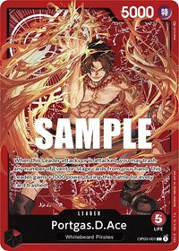 Portgas.D.Ace (Special Goods Set -Ace/Sabo/Luffy-) (OP03-001) [One Piece Promotion Cards]