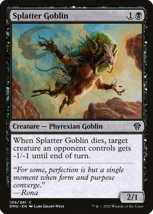 Splatter Goblin (109) [Dominaria United]