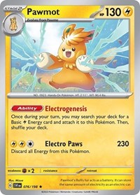 Pawmot - 076/198 (Line Holo) (076/198) [Miscellaneous Cards and Products]
