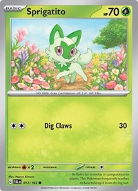 Sprigatito - 013/193 (Summer 2023 Collector Chest) (013/193) [Miscellaneous Cards and Products]