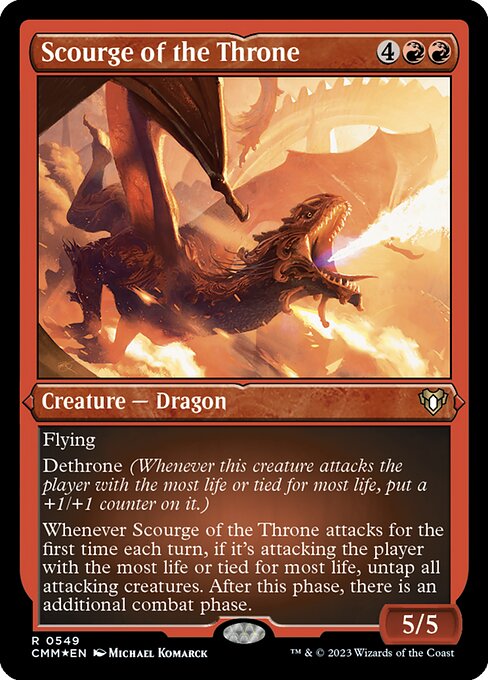 Scourge of the Throne (549) [Commander Masters]