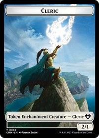 Cleric // Cat Beast Double-Sided Token (62 // 61) [Commander Masters]