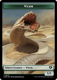 Wurm // Spider Double-Sided Token (73 // 36) [Commander Masters]