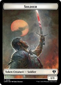 Soldier // Servo Double-Sided Token (9 // 45) [Commander Masters]