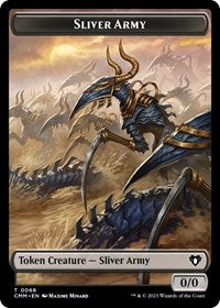 Sliver Army // Sliver Double-Sided Token (68 // 57) [Commander Masters]