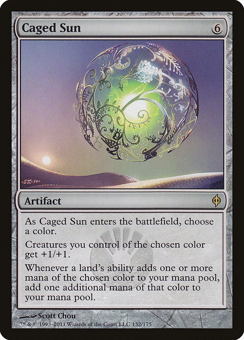 Caged Sun (132) [New Phyrexia]