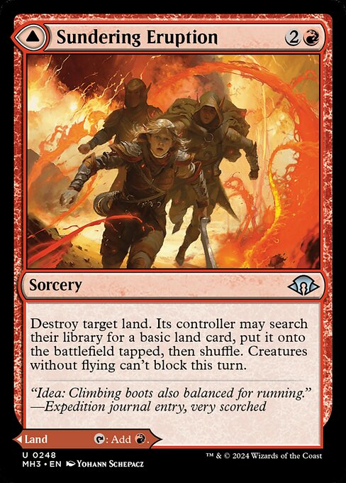 Sundering Eruption // Volcanic Fissure (248) [Modern Horizons 3]
