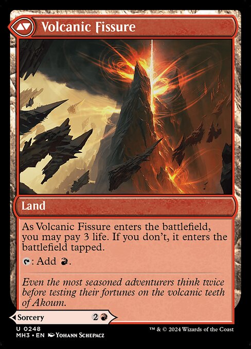 Sundering Eruption // Volcanic Fissure (248) [Modern Horizons 3]