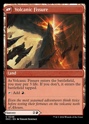 Sundering Eruption // Volcanic Fissure (248) [Modern Horizons 3] Reverse