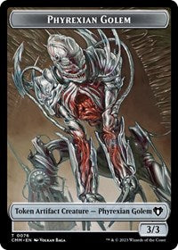 Phyrexian Golem // Ox Double-Sided Token (76 // 65) [Commander Masters]