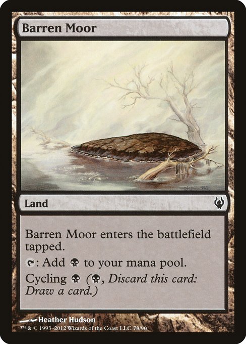 Barren Moor (78) [Duel Decks: Izzet vs. Golgari]