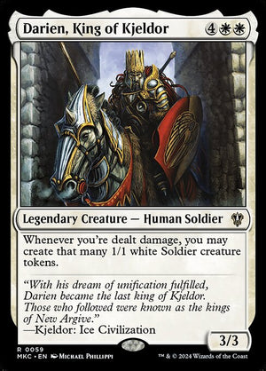Darien, King of Kjeldor (59) [Murders at Karlov Manor Commander]