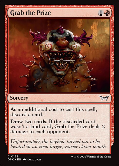 Grab the Prize (138) [Duskmourn: House of Horror]