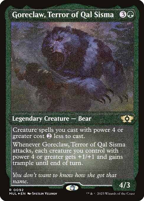 Goreclaw, Terror of Qal Sisma (92) [Multiverse Legends]