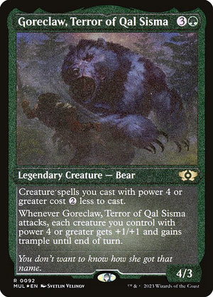 Goreclaw, Terror of Qal Sisma (92) [Multiverse Legends]
