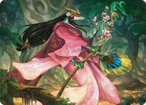 Sakiko, Mother of Summer Art Card (24) [Commander Masters Art Series]