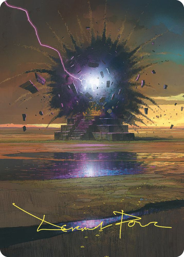 Return to Dust Art Card (Gold-Stamped Signature) (34) [Commander Masters Art Series]
