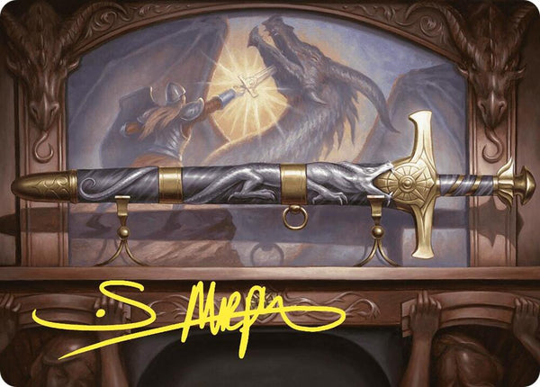 Ancestral Blade Art Card (Gold-Stamped Signature) (1) [Commander Masters Art Series]