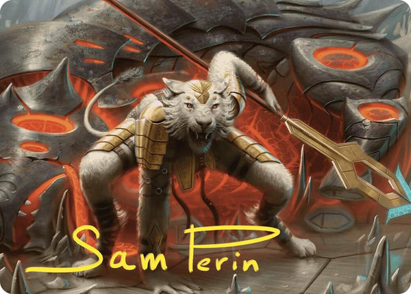Sunspear Shikari Art Card (Gold-Stamped Signature) (4) [Commander Masters Art Series]