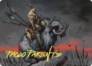 Godo, Bandit Warlord Art Card (Gold-Stamped Signature) (22) [Commander Masters Art Series]