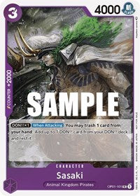 Sasaki (Event Pack Vol. 2) (OP01-101) [One Piece Promotion Cards]
