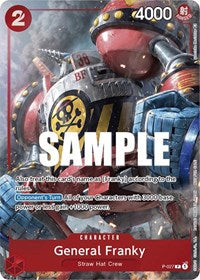 General Franky (Event Pack Vol. 2) (P-027) [One Piece Promotion Cards]