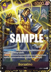 Borsalino (Championship 2023) (OP02-114) [One Piece Promotion Cards]