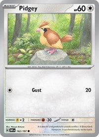 Pidgey (162/197) [SV03 Obsidian Flames]