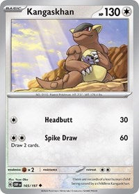 Kangaskhan (165/197) [SV03 Obsidian Flames]