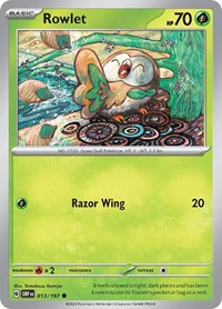 Rowlet (013/197) [SV03 Obsidian Flames]